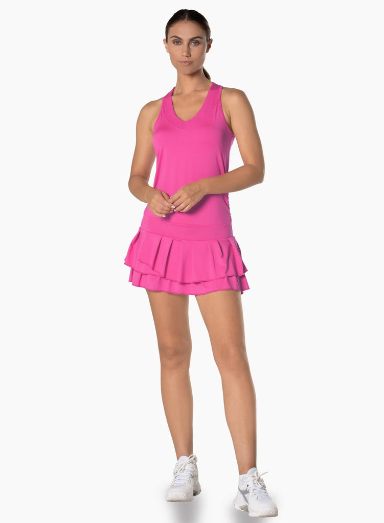 In It To Win It Tennis Dress in Hot Pink, - shopdyi.com