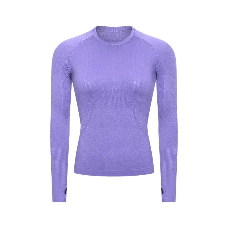 DYI Essential Seamless Long Sleeve in Electric Lavender, - shopdyi.com