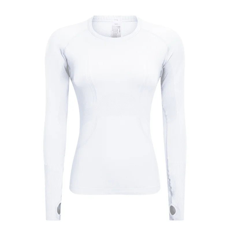 DYI Essential Seamless Long Sleeve in White, - shopdyi.com