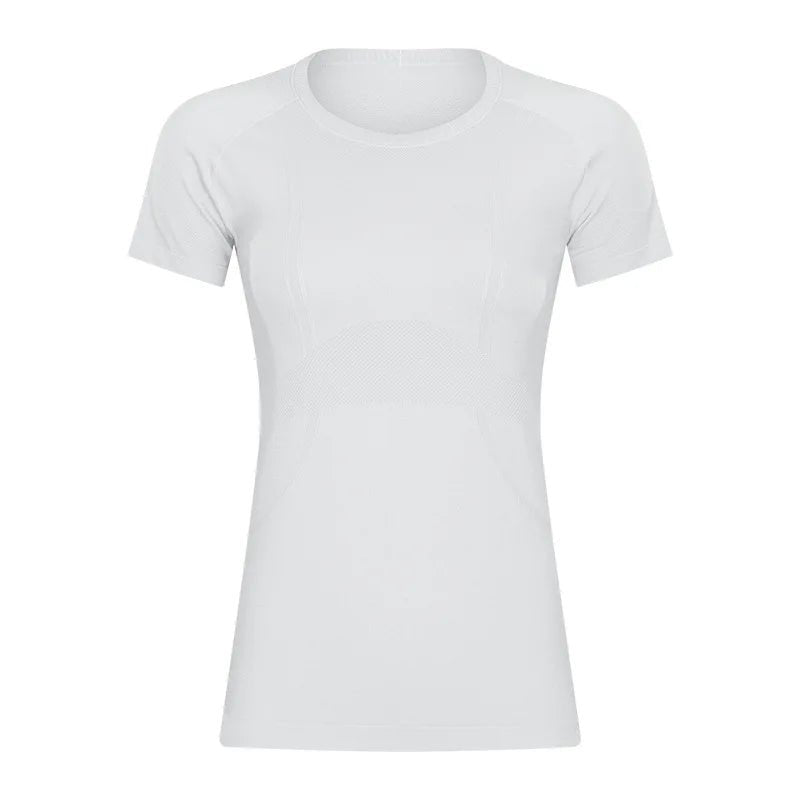 DYI Essential Seamless Short Sleeve in White, - shopdyi.com