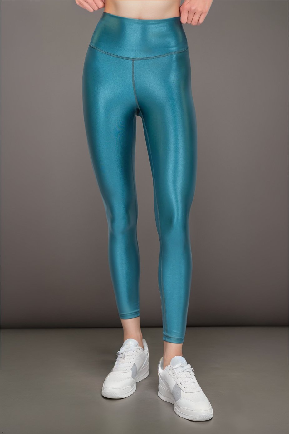 New Kathy / New Mix dark teal, summer-weight leggings are seamless, chic,  and a must-have for every wardrobe. These lightweight, full-length leggings  are versatile, perfect for layering, and available in many shades.