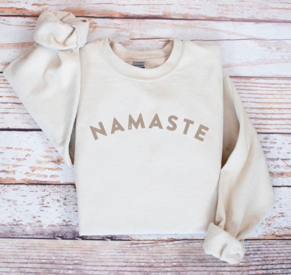 Namaste Sweatshirt, - shopdyi.com