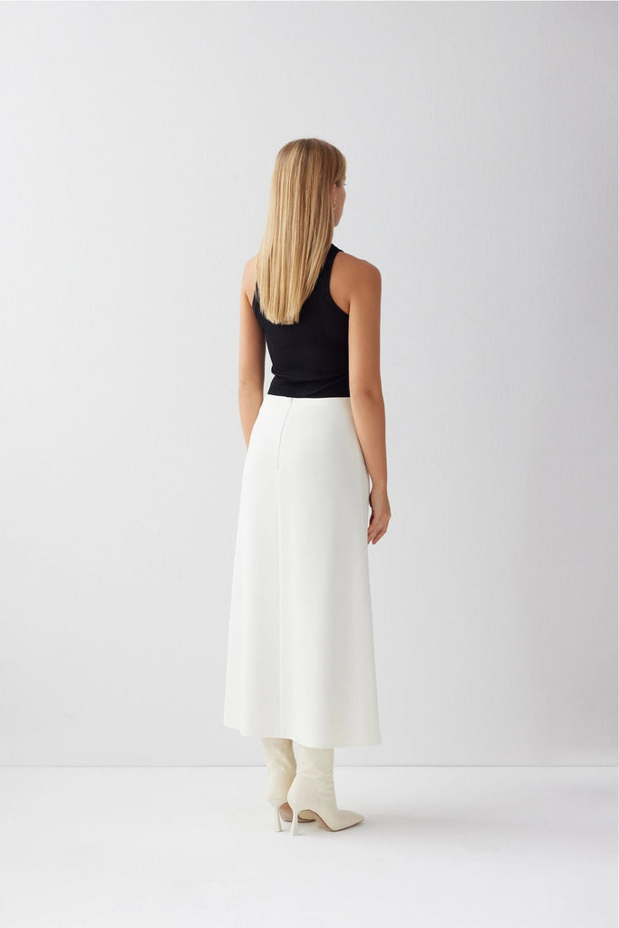 Vie Skirt in White, - shopdyi.com